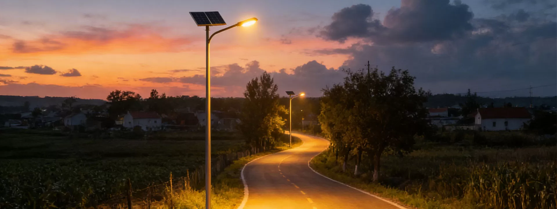 Procto Applica Solar Street lumine Lithium Battrii